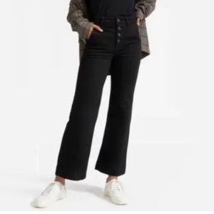 Everlane The Wide Leg Jean in Black size 28